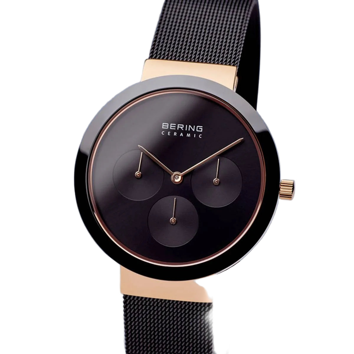 Bering Ceramic Black Dial Analog Watch For Women 35036-262