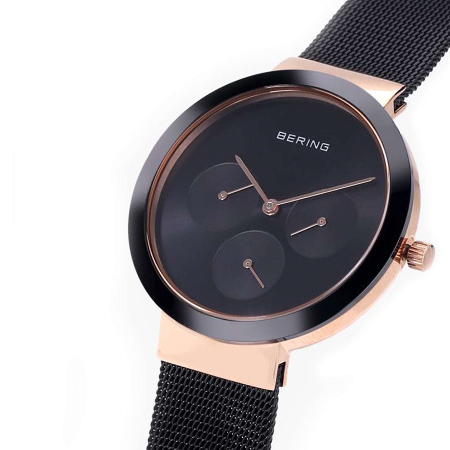 Bering Ceramic Black Dial Analog Multi-Function Women's Watch 35036-166