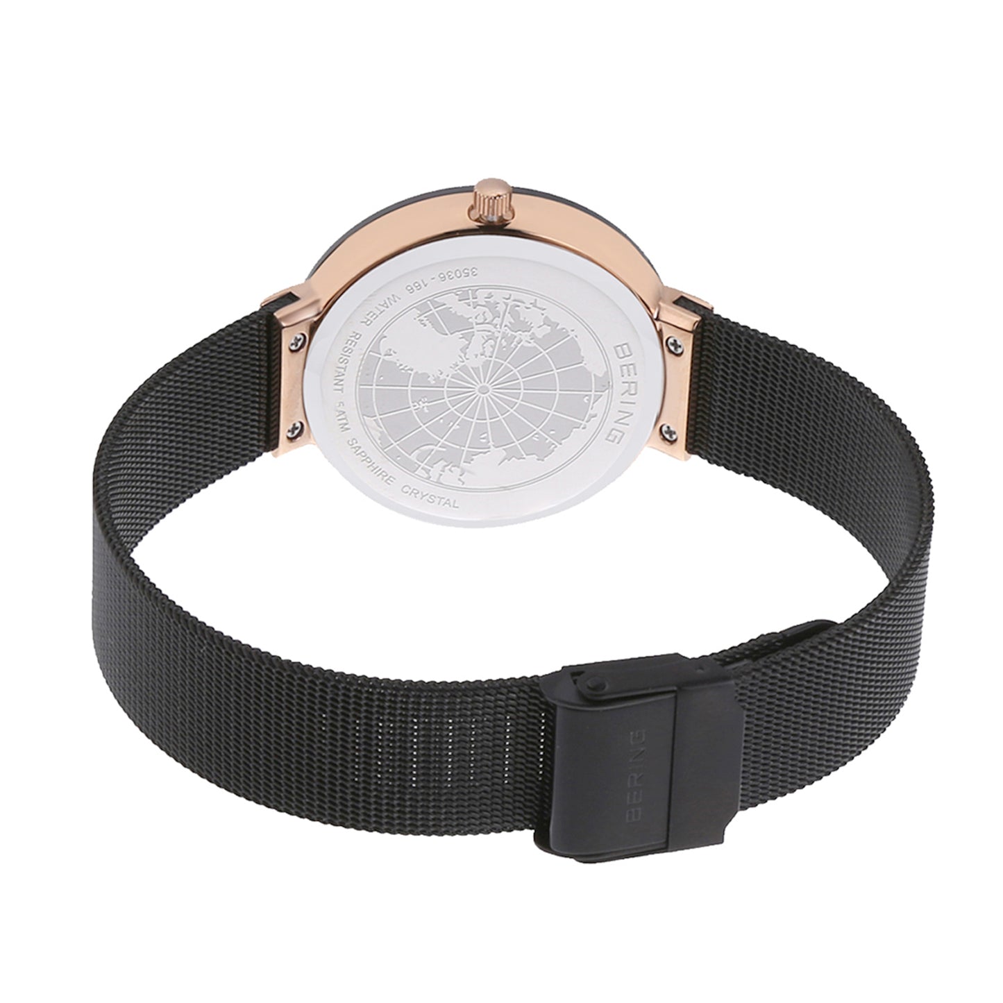 Bering Ceramic Black Dial Analog Multi-Function Women's Watch 35036-166