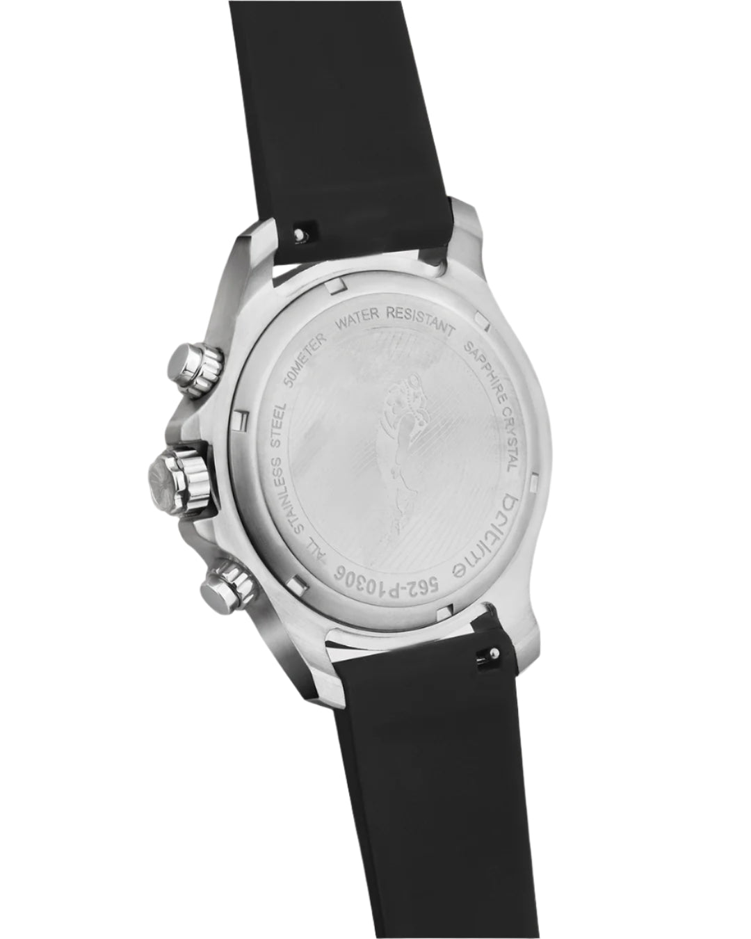 Britime Equinox Men Automatic Silver Dial Multi-Function Leather Watch 562-P10306