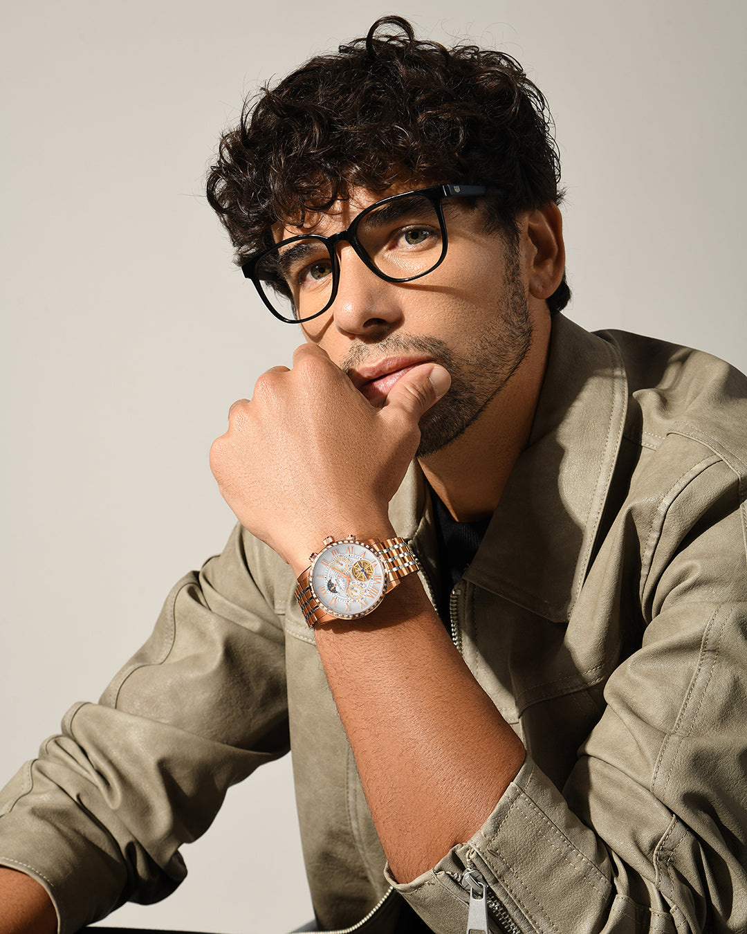 Britime Orbit Silver Dial With Roman Numerals Men's Watch - 574-M30303