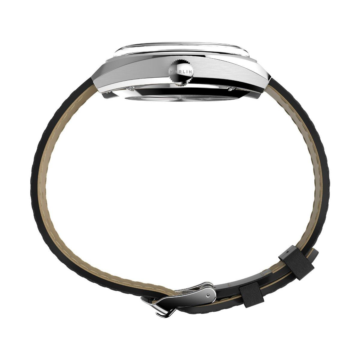 Timex Black Stainless Steel Round Dial Mechanical Men's Watch - TW2V62100U9