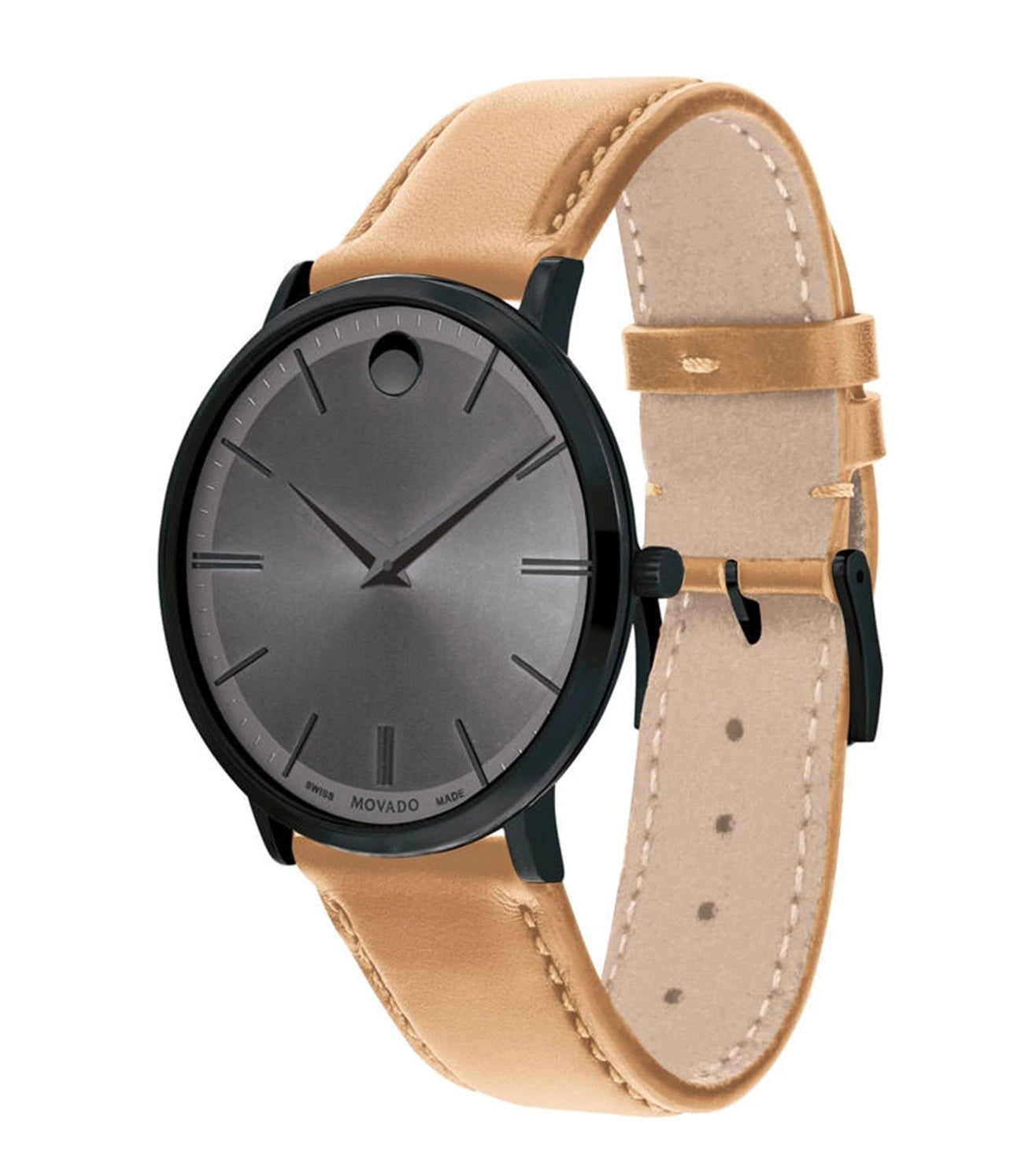 607378 | MOVADO Ultra Slim Grey Dial Watch for Men