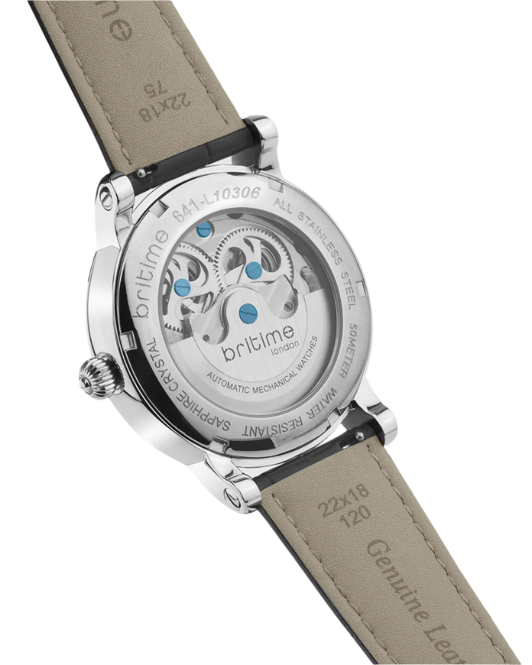 Britime Crist Automatic Silver Dial Multifunction Men Watch 641-L10306