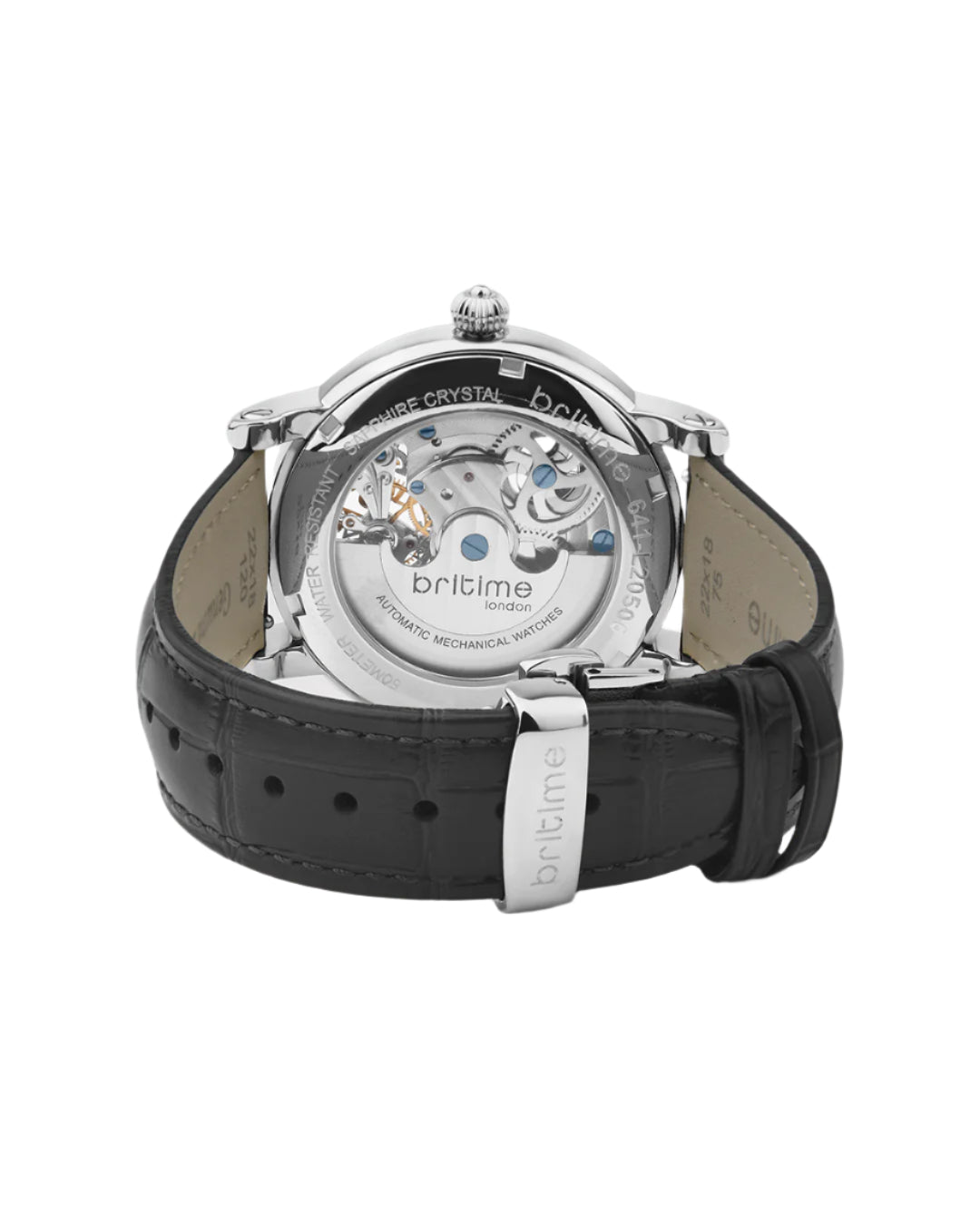 Britime Crist Automatic Black Dial Multifunction Men Watch 641-L10406