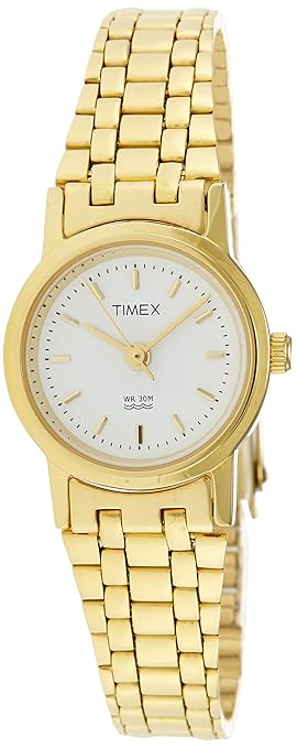 Timex Classics Women's 3 Hand White Dial Round Watch B303
