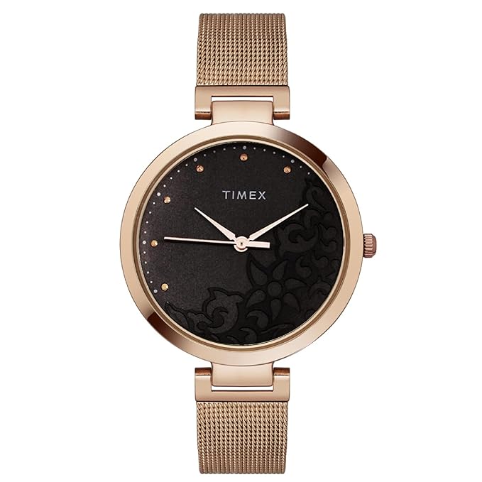 Timex Fashion Women's Grey Dial Round Case Watch -TW000X222