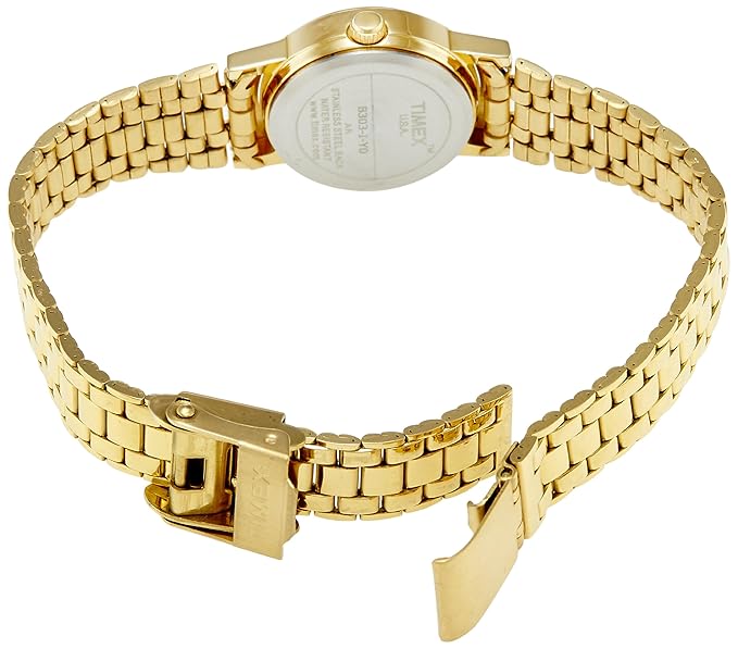 Timex Classics Women's 3 Hand White Dial Round Watch B303