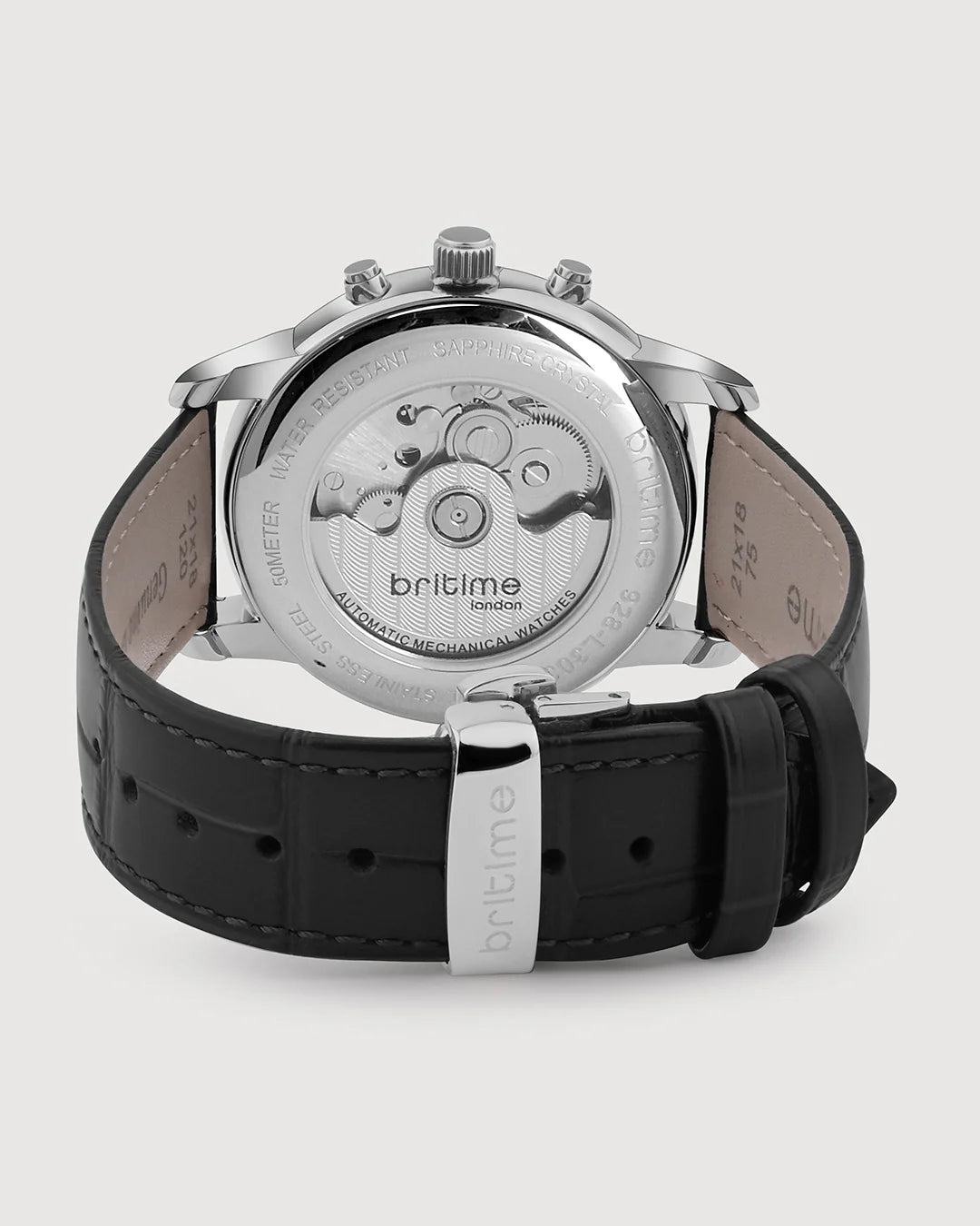 Britime Magna Men Automatic Black Dial Analog Watch 928-L10406