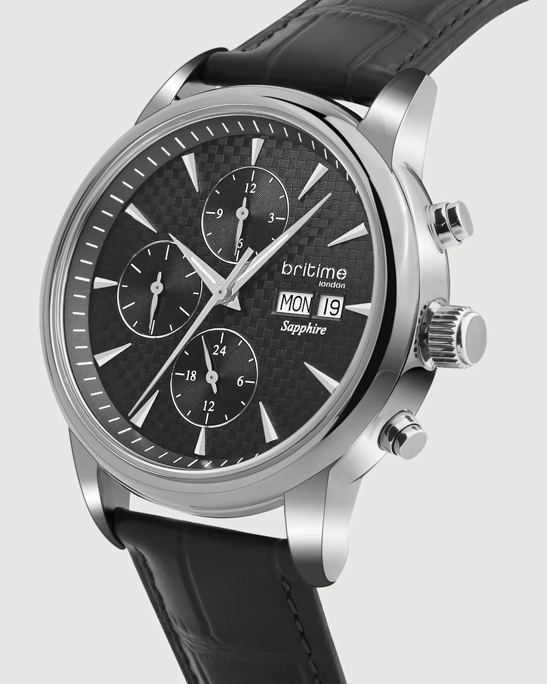 Britime Magna Men Automatic Black Dial Analog Watch 928-L10406