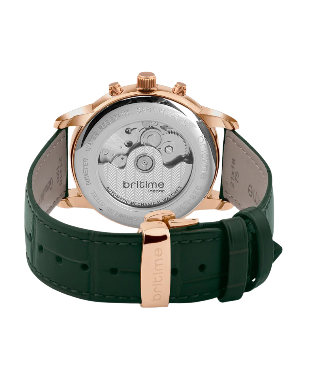 Britime Magna Men Automatic Green Dial Multifunction Watch 928-L31412