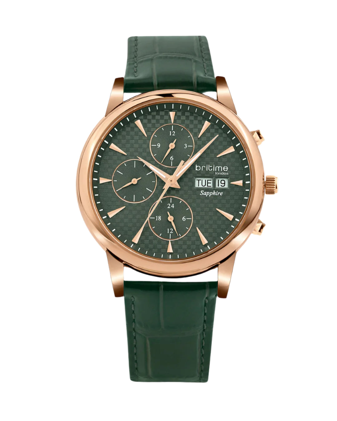 Britime Magna Men Automatic Green Dial Multifunction Watch 928-L31412