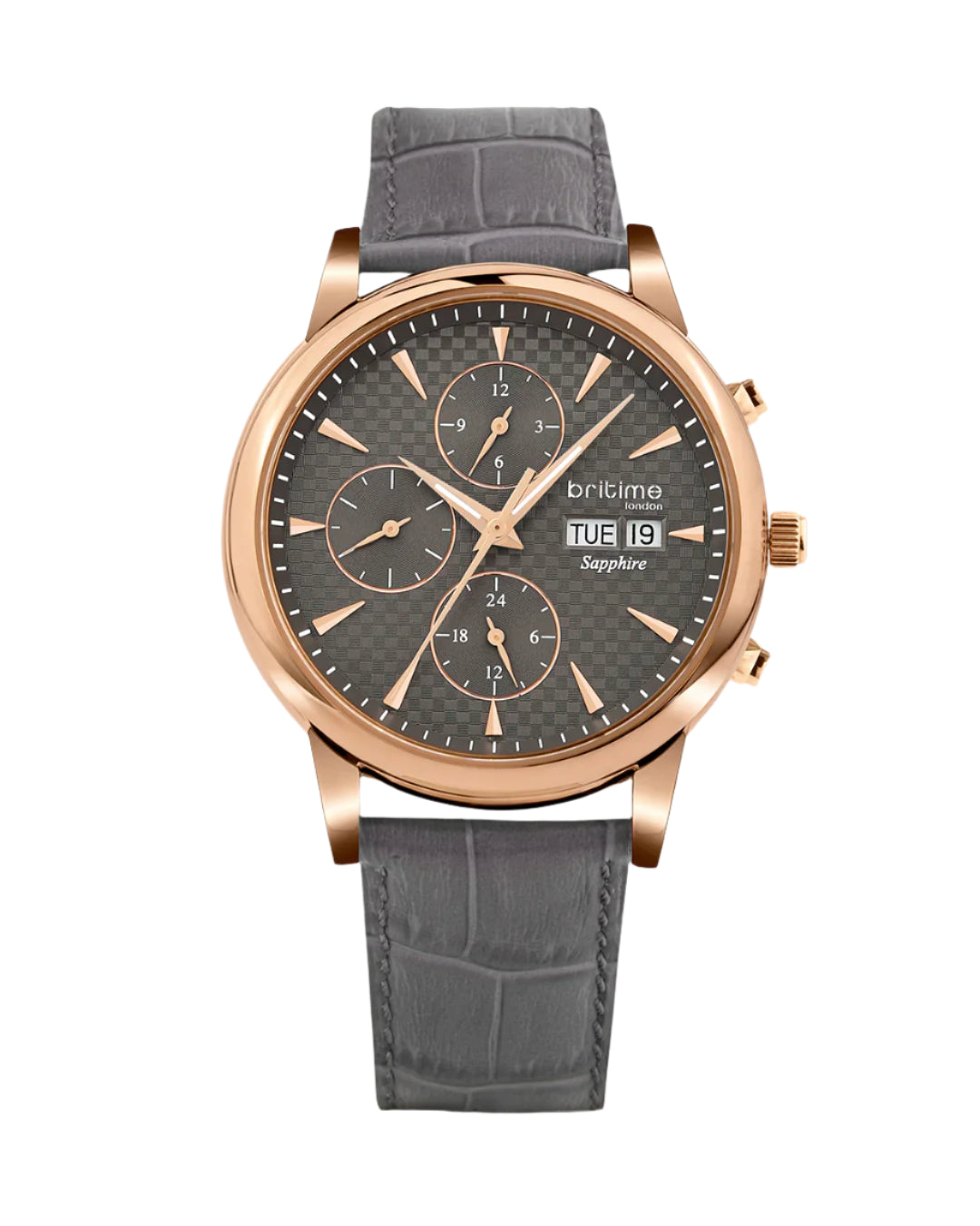 Britime Magna Automatic Gray Dial Multifunction Men Watch 928-L31509