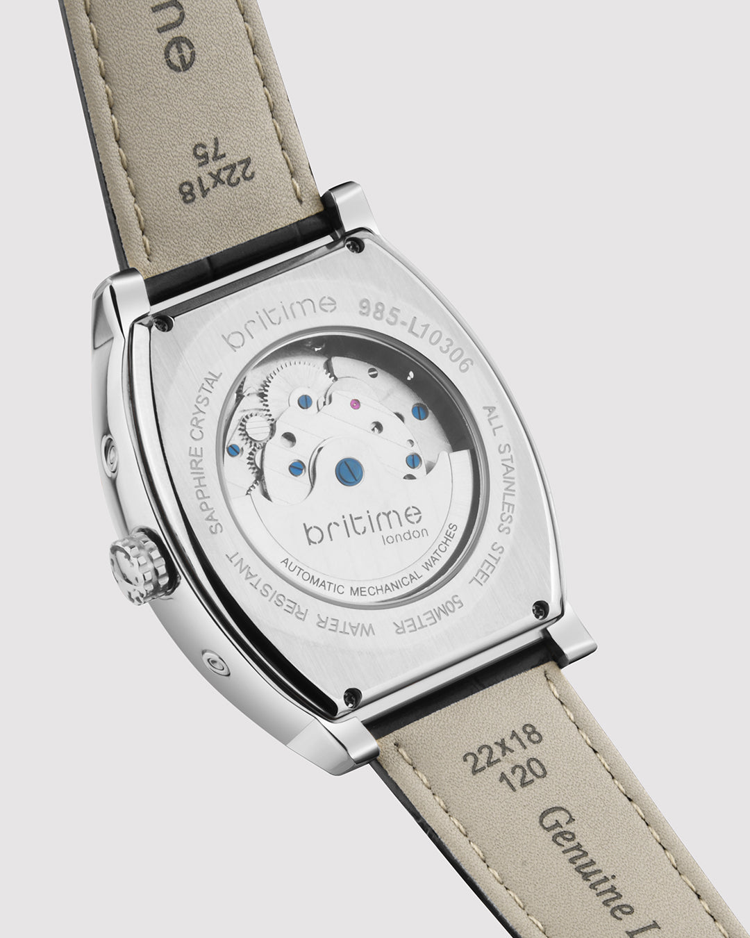Britime Galaxy Men Automatic Silver Dial Multi-Function Watch 985-L10306