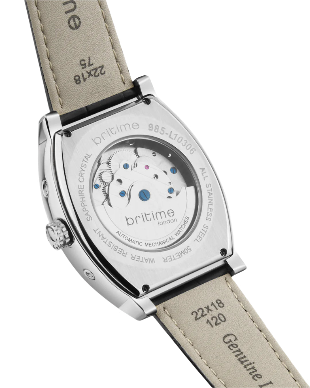 Britime Galaxy Men Automatic Silver Dial Multi-Function Watch 985-L10306