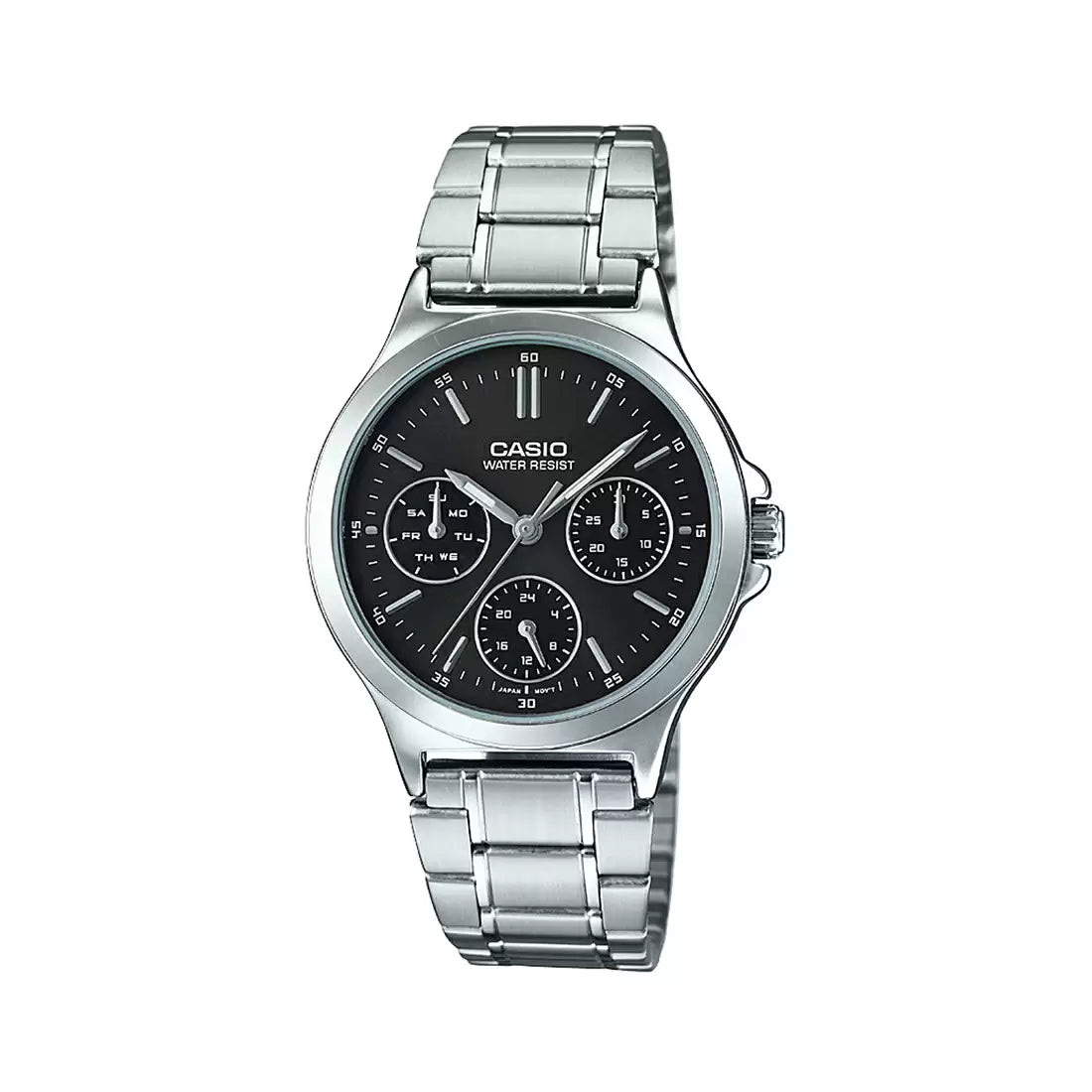 Casio A1146 ENTICER LADIES LTP-V300D-1AUDF Silver Watch