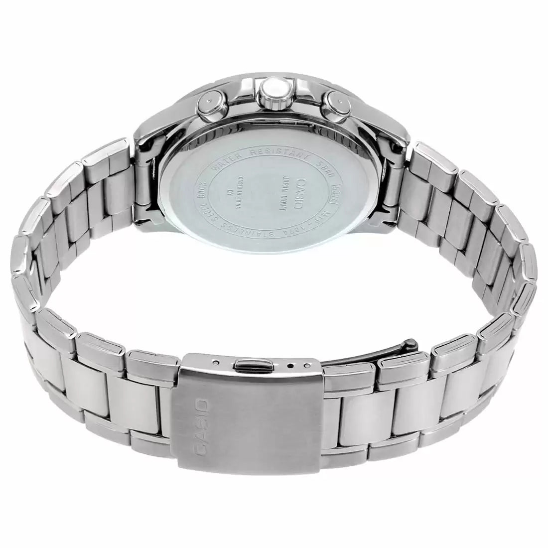 Casio ENTICER MEN MTP-1374HD-5AVIF - A1647 Silver Multi-Dial - Men's Watch