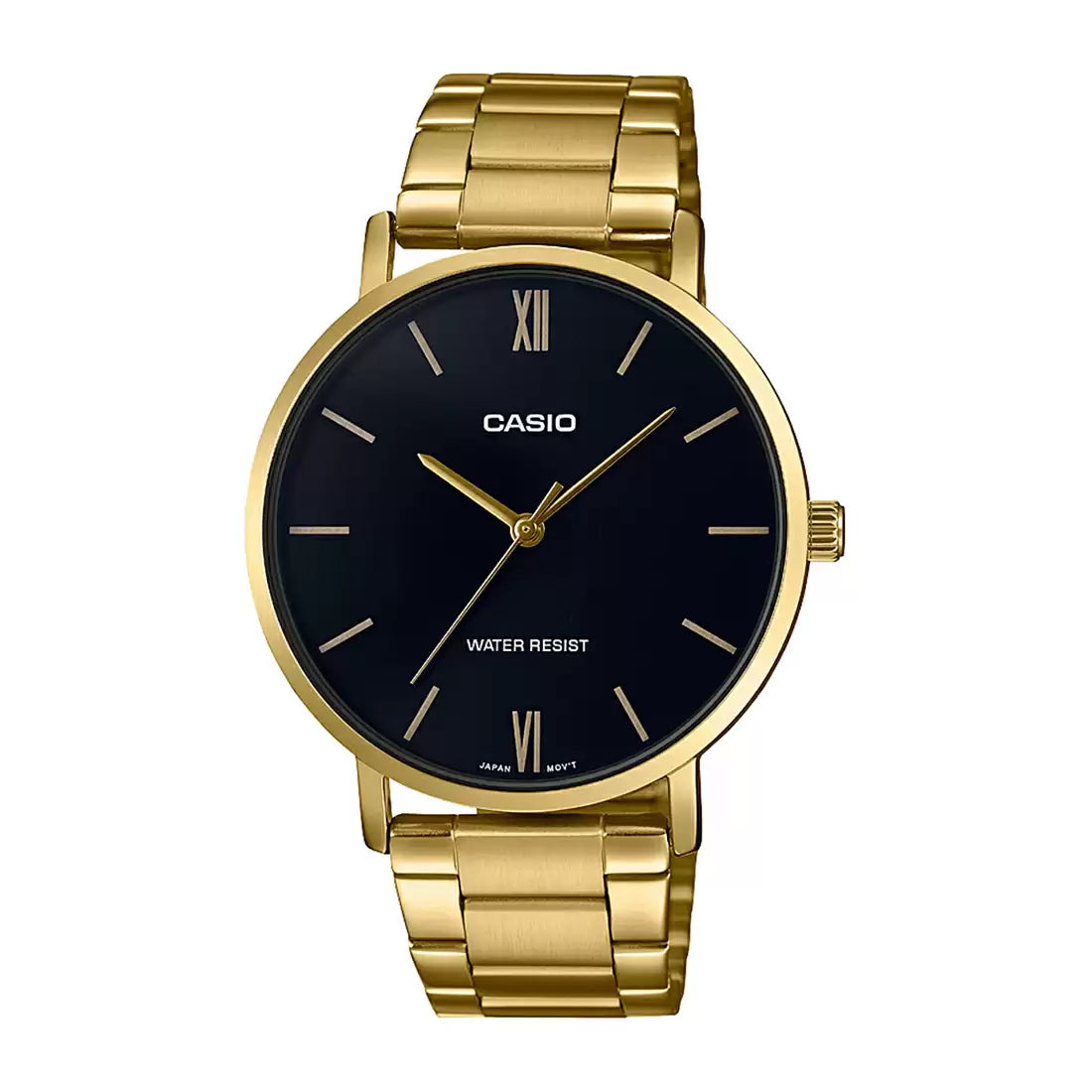 Casio ENTICER MEN MTP-VT01G-1BUDF - A1777 Gold Analog - Men's Watch