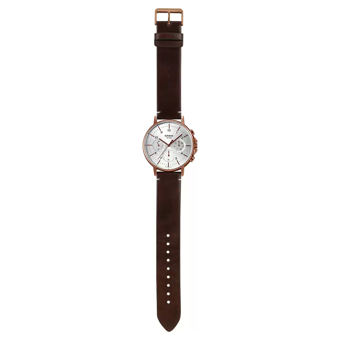 Casio ENTICER MEN MTP-E321RL-5AVDF Brown Leather Watch - A1850