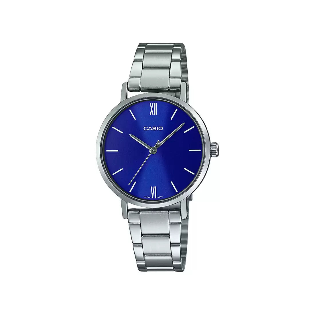 Casio A1998 ENTICER LADIES LTP-VT02D-2AUDF Silver Analog Watch