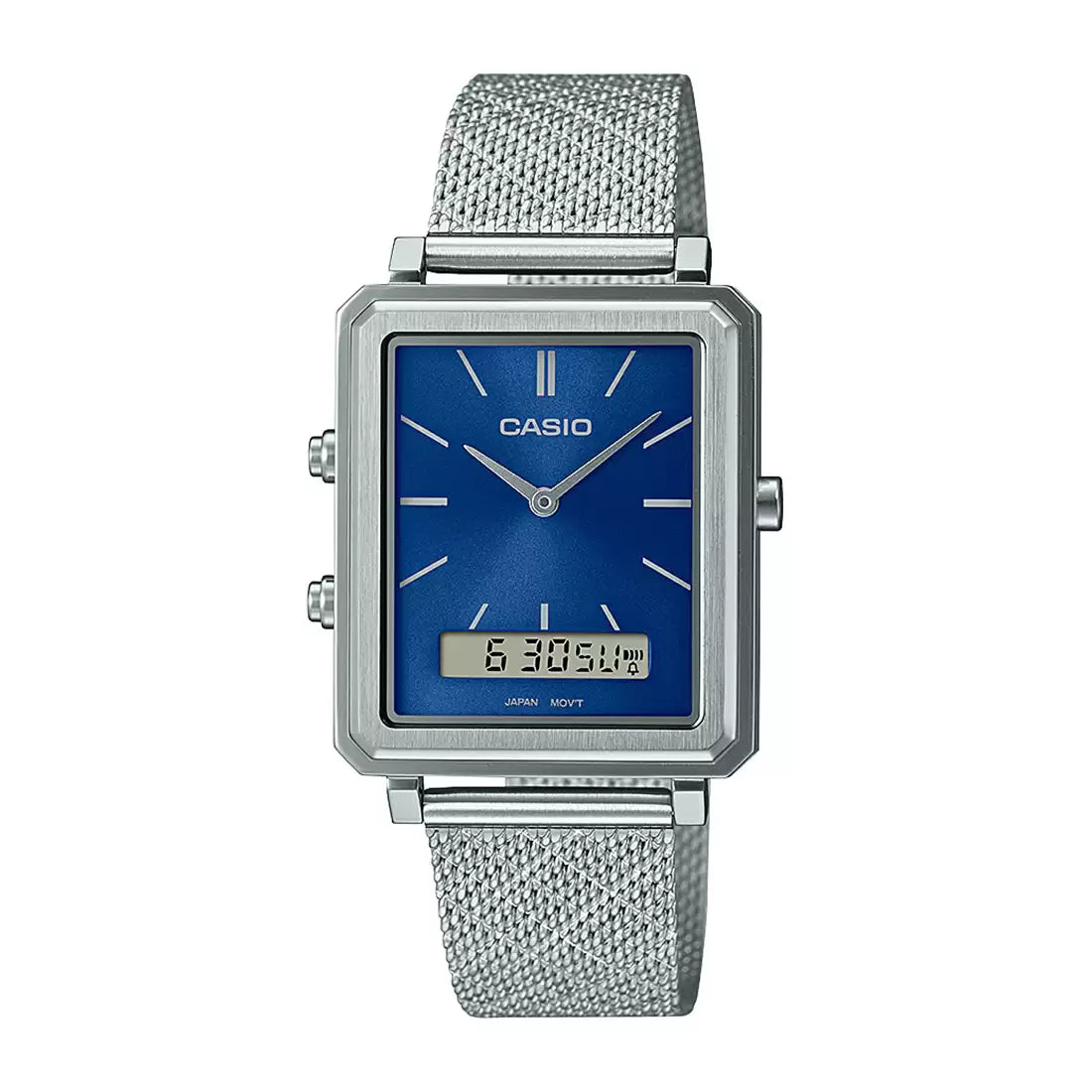 Casio ENTICER MEN MTP-B205M-2EDF Blue Analog-Digital Watch - A2086