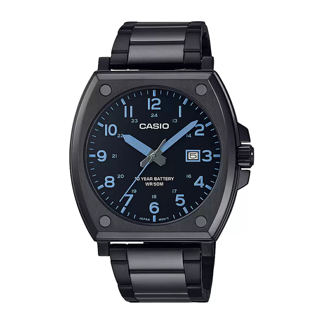 Casio ENTICER MEN MTP-E715D-1AVDF - A2118 Black IP Men's Watch