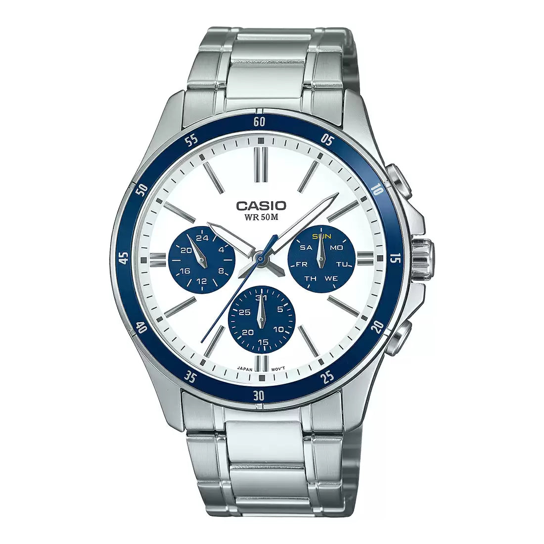 Casio ENTICER MEN Panda Dial MTP-1374D-7A2VDF Analog Men's Watch - A2348