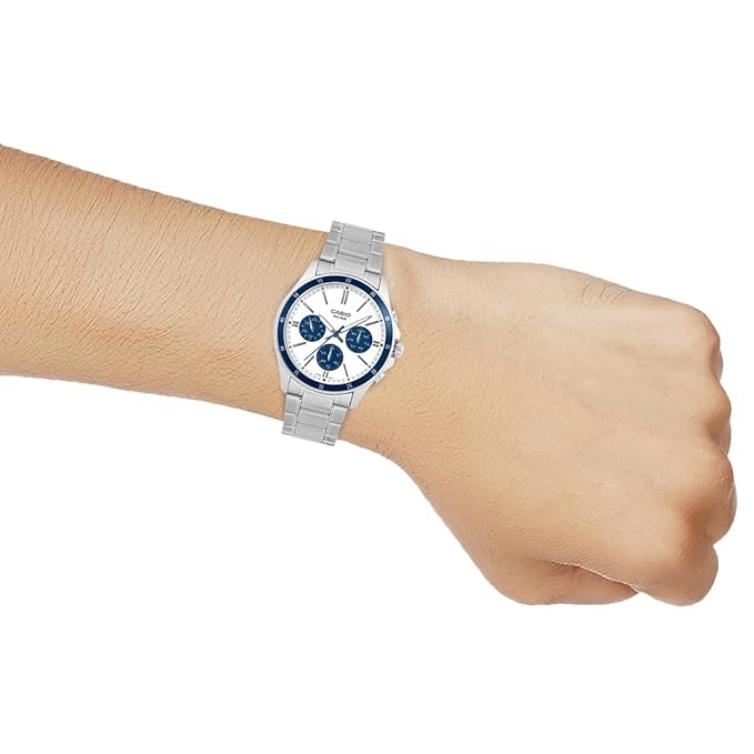 Casio ENTICER MEN Panda Dial MTP-1374D-7A2VDF Analog Men's Watch - A2348