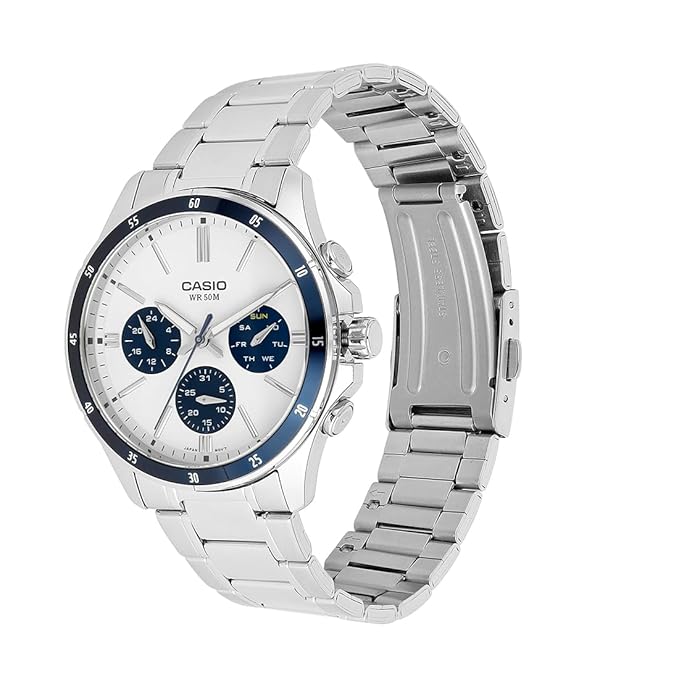 Casio ENTICER MEN Panda Dial MTP-1374D-7A2VDF Analog Men's Watch - A2348