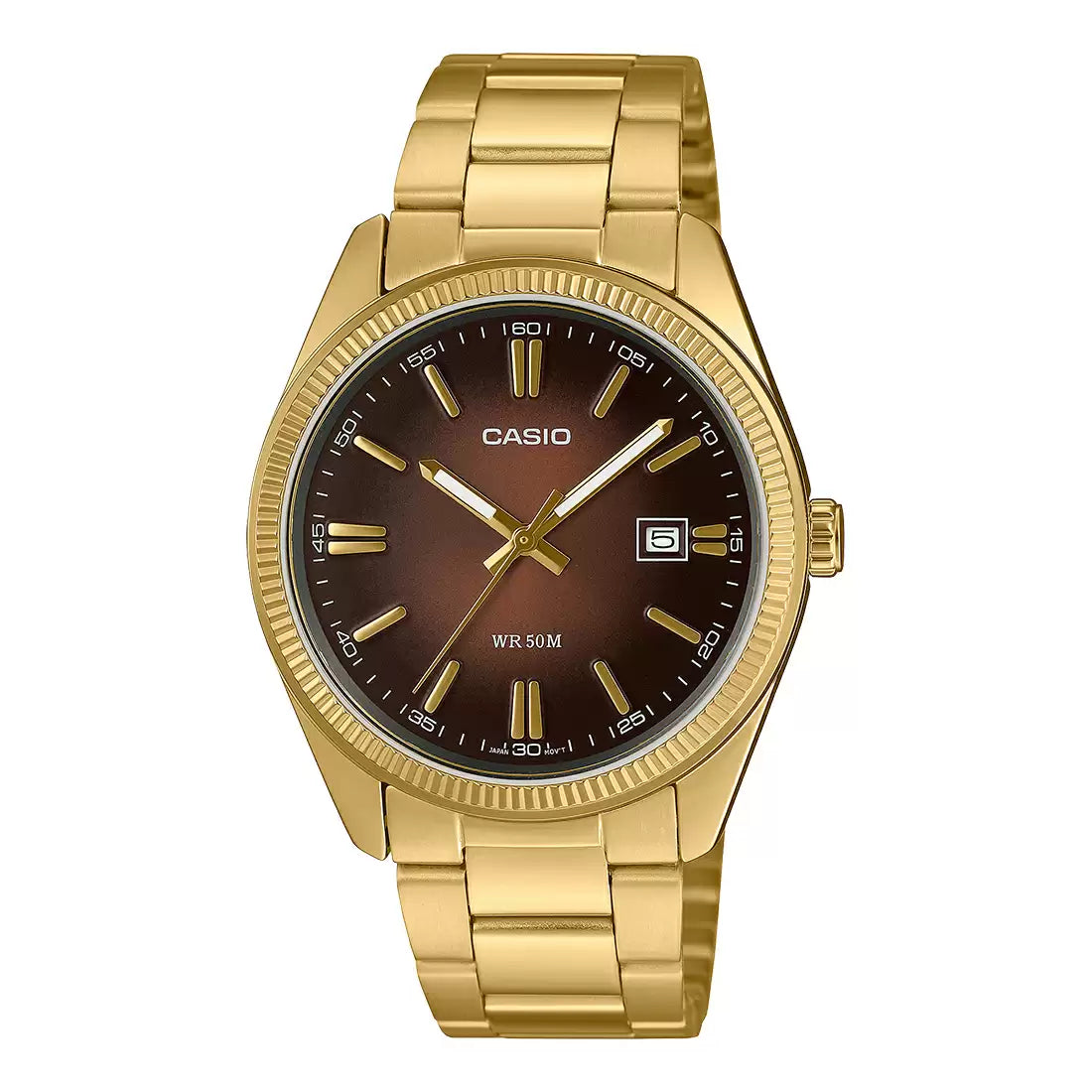 Casio ENTICER MEN MTP-1302PGC-5AVEF - A2375 STANDARD ANALOG WATCH