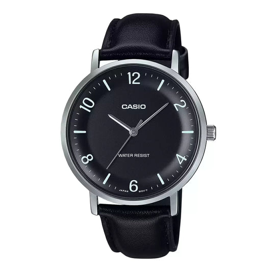 Casio A2408 ENTICER MEN MTP-VT03L-1BDF Analog Watch