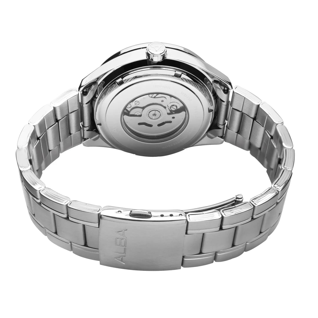 ALBA Black Patterned Dial Automatic Men's Watch - A3B001X1