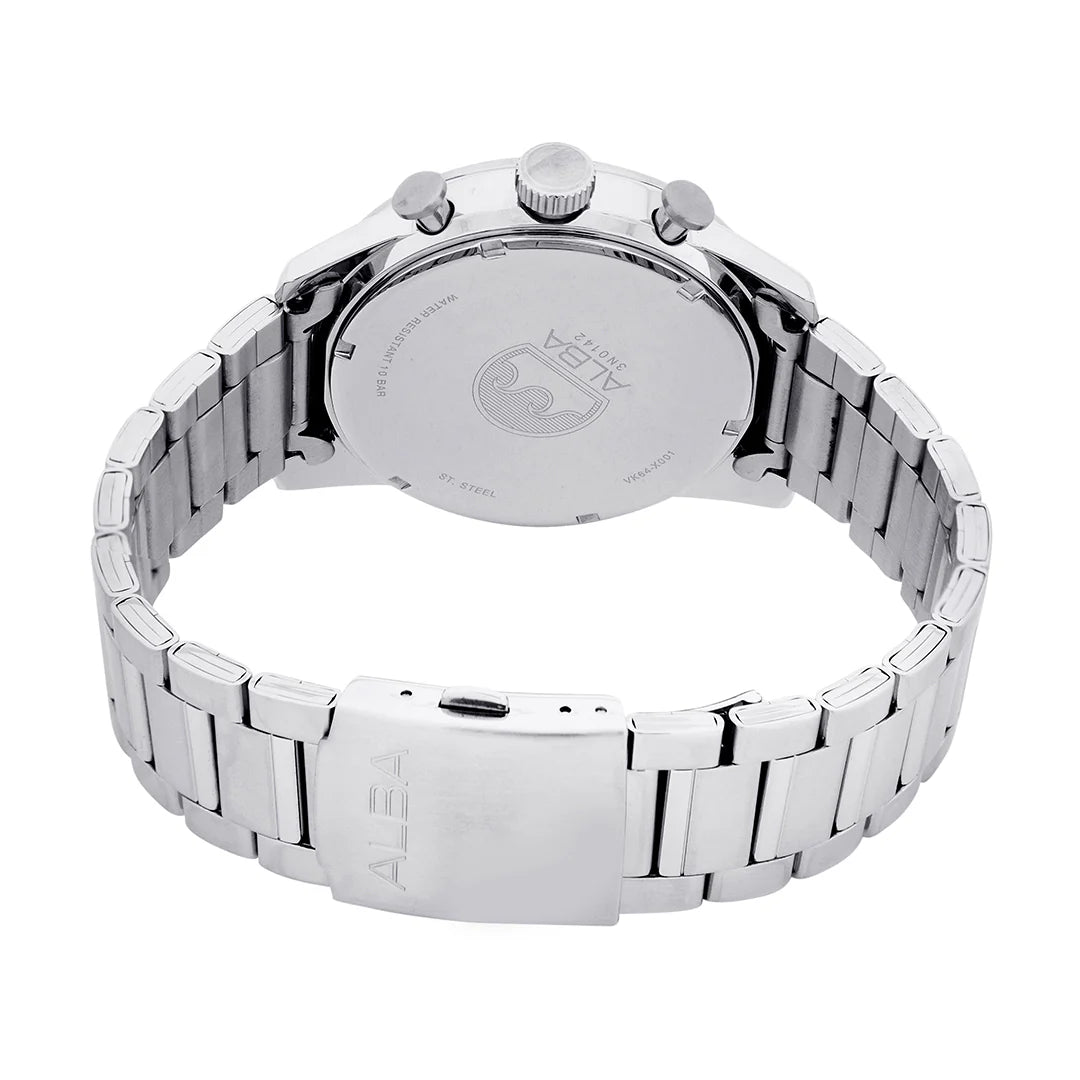 ALBA White + Black Dial Chronograph Men's Watch A4B009X1