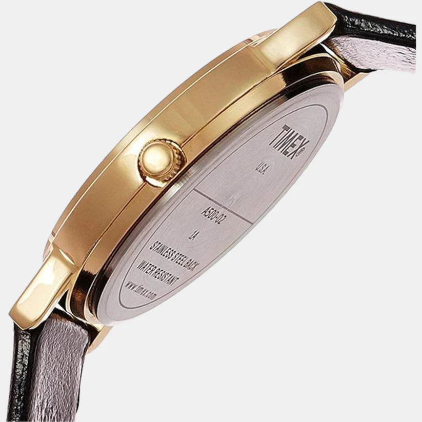 Timex Classics Men's Quartz Analog White Dial Round Watch A500