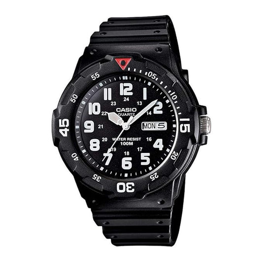 Casio A595 YOUTH MRW-200H-1BVDF Black Analog Watch (Unisex)
