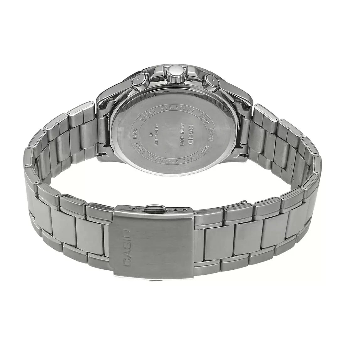 Casio ENTICER MEN MTP-1374D-7AVDF - A833 Silver Multi-Dial - Men's Watch