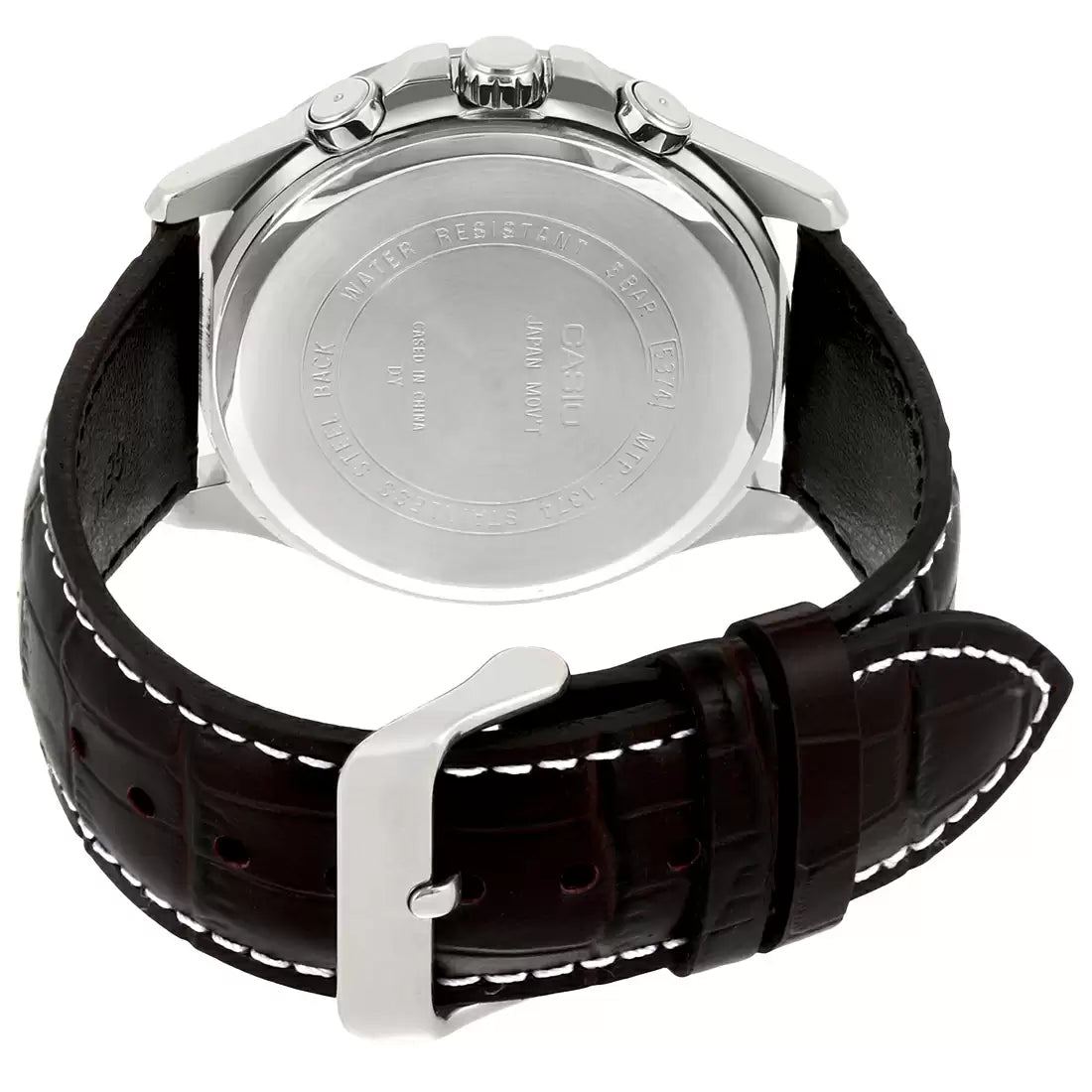 Casio ENTICER MEN MTP-1374L-7AVDF - A835 Brown Leather - Men's Watch