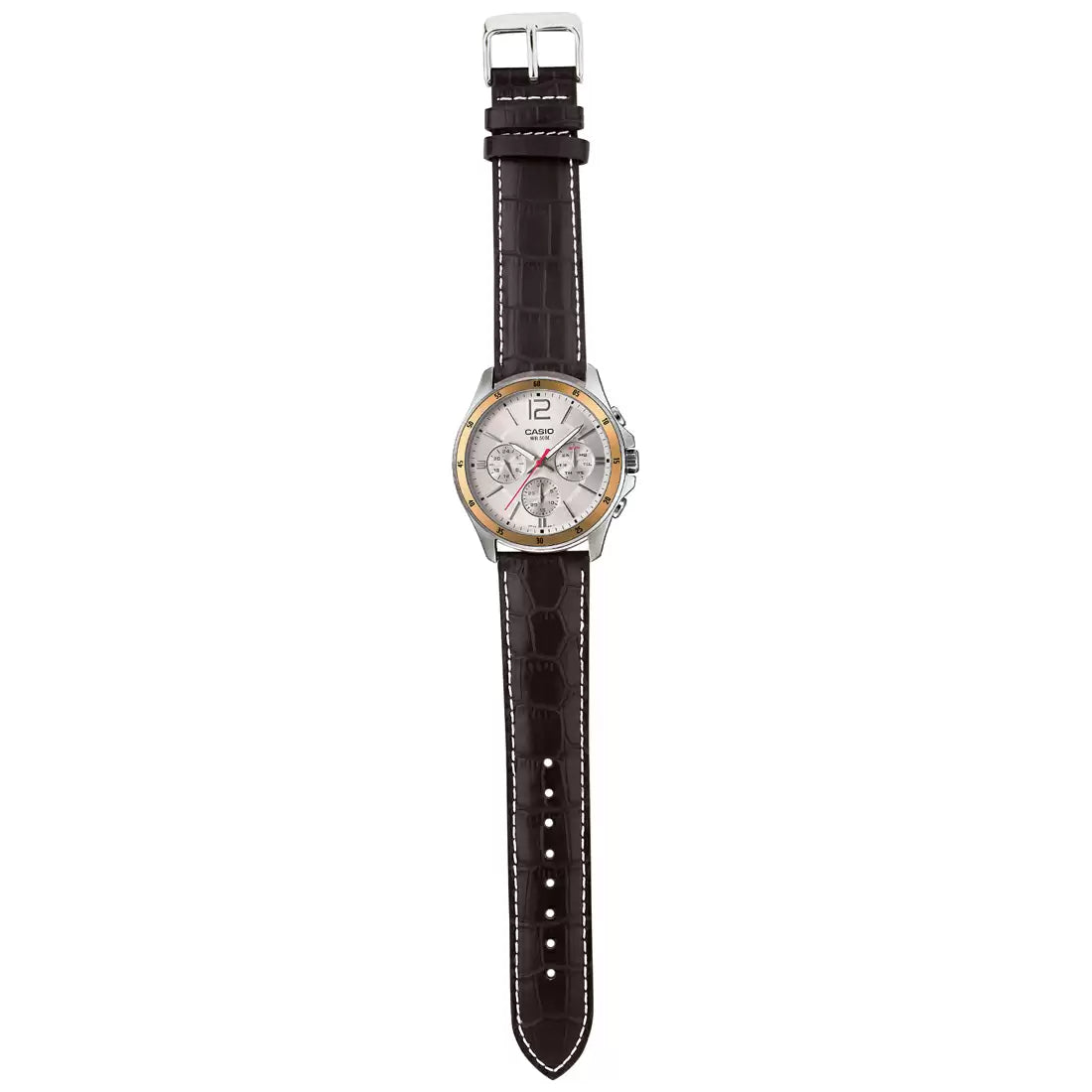 Casio ENTICER MEN MTP-1374L-7AVDF - A835 Brown Leather - Men's Watch