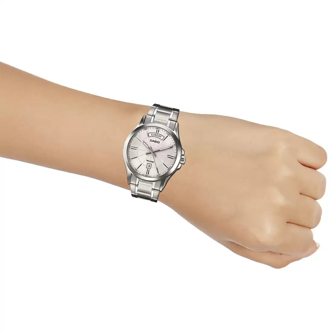 Casio ENTICER MEN MTP-1381D-7AVDF - A841 Silver Analog - Men's Watch