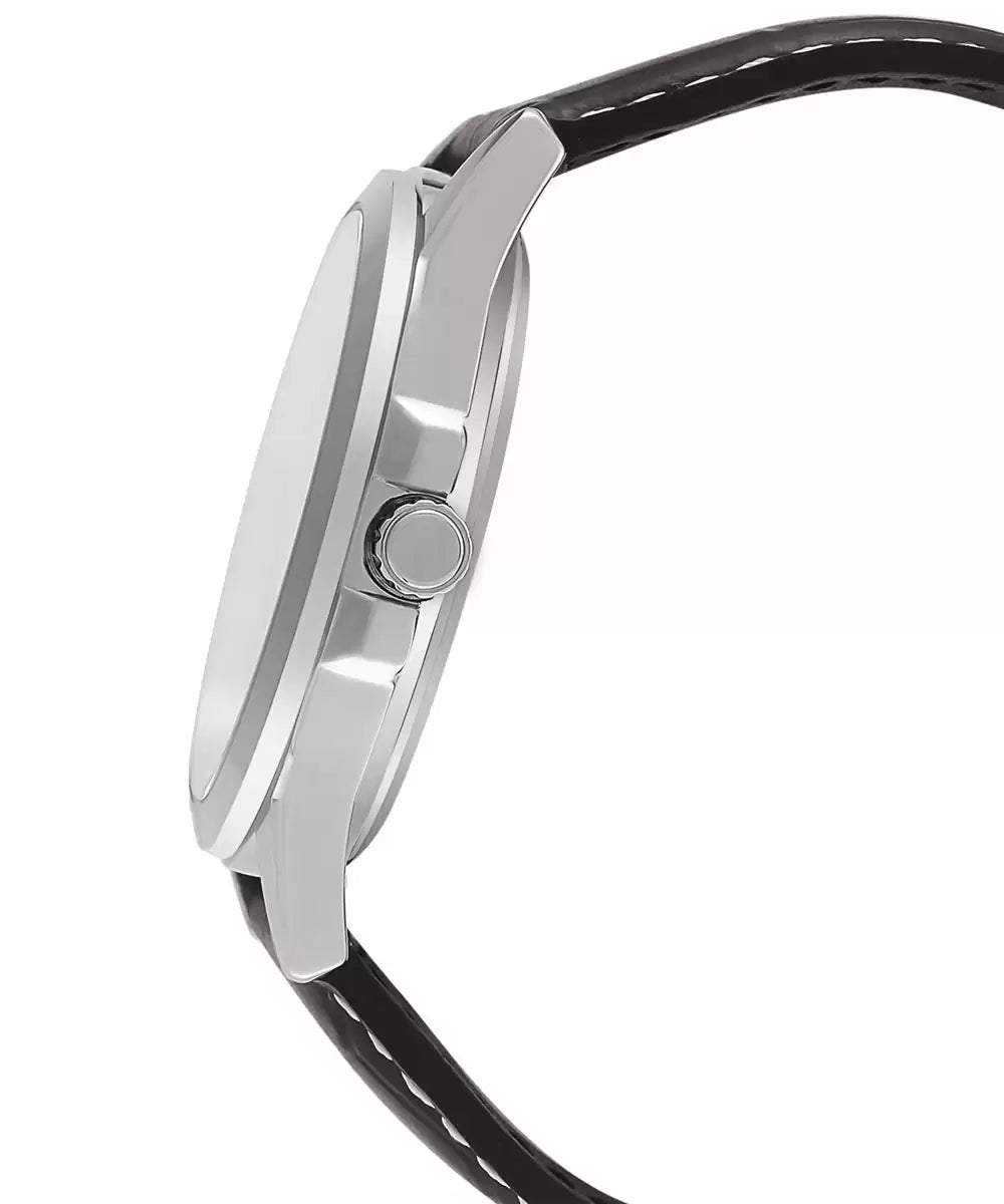 ENTICER MEN  MTP-1381L-7AVDF Brown Leather Watch A845