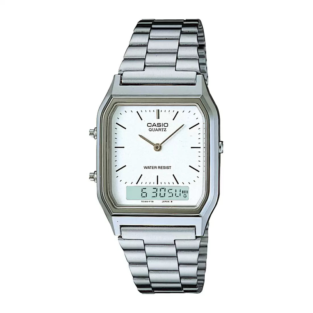 Casio AD03 VINTAGE COLLECTION AQ-230A-7DMQ Grey Analog-Digital Unisex Watch