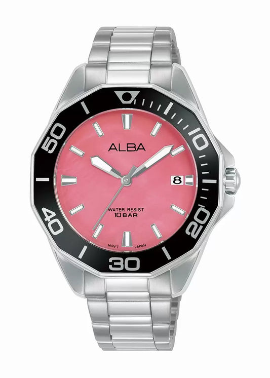 ALBA Pink MOP dial Ladies Watch - AG8P29X