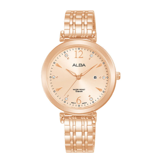 ALBA Metallic Rose Ladies Watch - AH7BV6X1