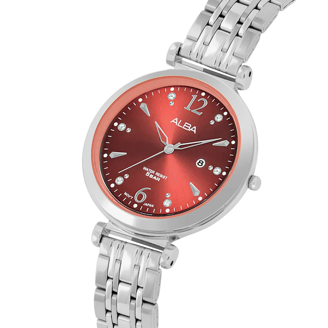 ALBA Cherry Brown Ladies Watch - AH7BW3X1