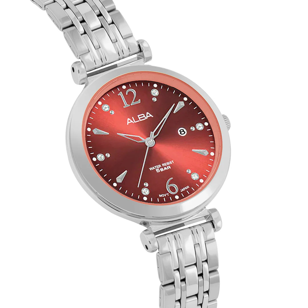 ALBA Cherry Brown Ladies Watch - AH7BW3X1