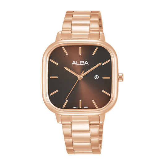 ALBA Brown dial Ladies Watch - AH7BY6X1