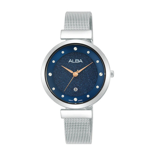 ALBA Blue Shimmer Ladies Watch AH7CA3X1