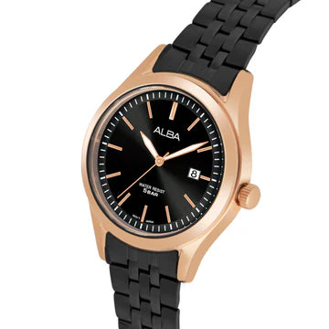 ALBA Onyx Black Ladies Watch AH7CE2X1