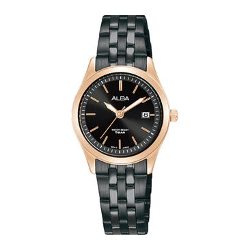 ALBA Onyx Black Ladies Watch AH7CE2X1