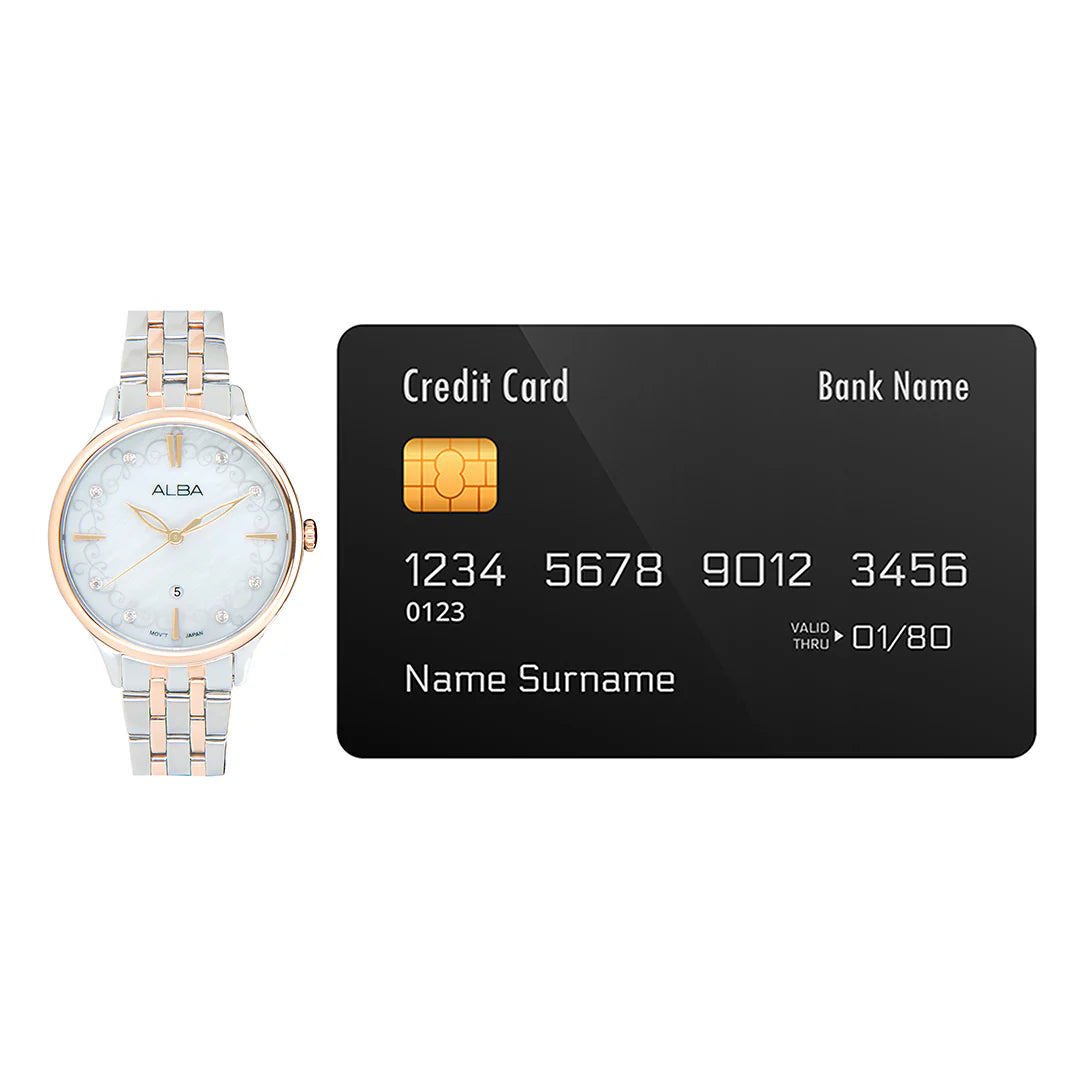 ALBA White MOP Patterned Dial Women Watch AH7CR2X1